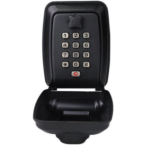Noir Etanche Boite à Clés Sécurisée Boite à Clefs Murale Coffre Clef Exterieur Boitier Clefs Securise Coffre Fort a Clef Mural Key Safe Box-Partagez L'accès à Vos Clés en Toute Sécurité Noir 12