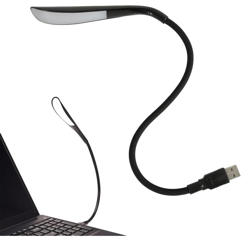 Noir ，Lampe USB, Lampe Ordinateur Portable, LED USB, Dimmable, LED Pour PC Portable, Dimmable Light, Portable, De Lecture, Pour PC, Ordinateur