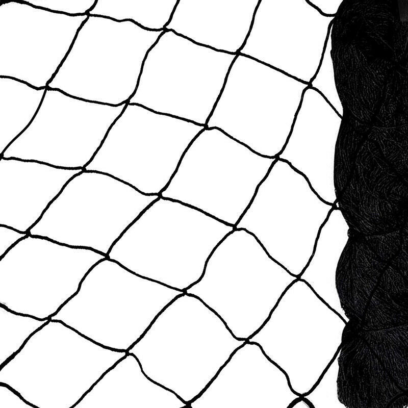 Noir (maille 5 cm x 5 cm) Taille 7.5X15 m Filet pour oiseaux, filet robuste pour oiseaux, filet pour poulailler, filet pour oiseaux, filet de