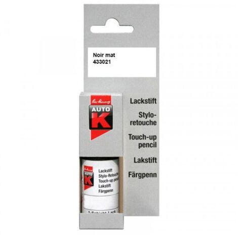 NOIR Mat (Stylo retouche 9 ml ) - Pinceau retou...