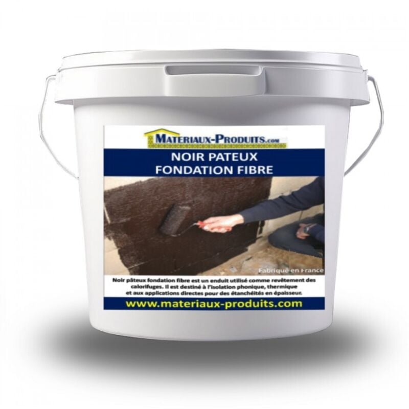 Noir pateux fondation fibre - 5 Kg Noir Matpro