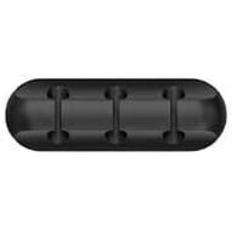 (Noir, Petit) Clips de rangement pour câbles, nouveaux clips pour câbles 2025 avec adhésif efficace, (2 pièces Support pour câble de charge de téléphone pour la maison, le bureau ou la table de chevet