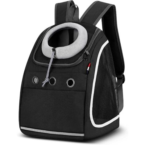 Noir-sac  Dos Pour Chien Portable Confortable Respirant Pour Petit Chiens Chiot Chats Animal Voyages Randonne Camping Sacs Dos De Transport