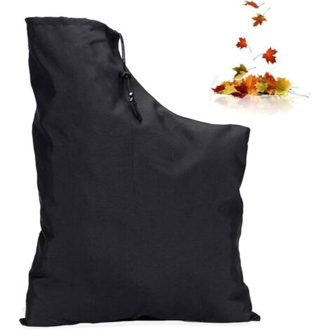 Noir Sac Universel pour Aspirateur Souffleur, Collecteur de Feuilles pour Ultra-souffleurs et Aspirateurs, 1 Pièce,35X44X60cm