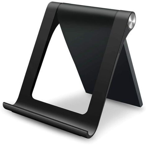 noir-support Tlphone Bureau Rglable Porte Stand Tlphone Pliable 360 Pour 4  9 Pouces Iphone 13 Mini Pro Max 12 11 Pro X Xs Xr 8 7 Galaxy S21 Ultra
