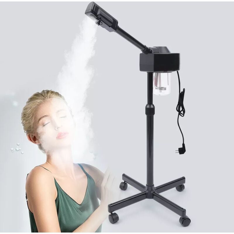 Senderpick - Noir Vaporisateur facial à l'ozone Sauna facial Vaporisateur visage Bedampfer
