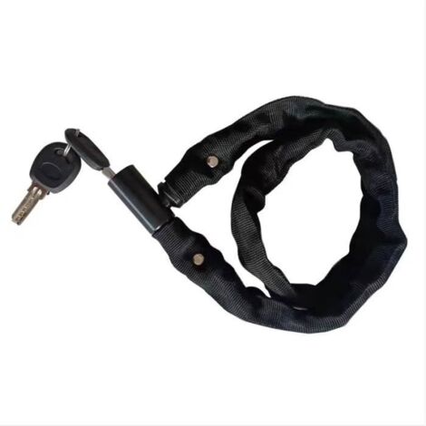 (Noir) vélo, pour Vélo Scooter/ Moto/ Chaîne de Vélo (88 cm) Chaîne Ativol en Acier pour Porte Clôture