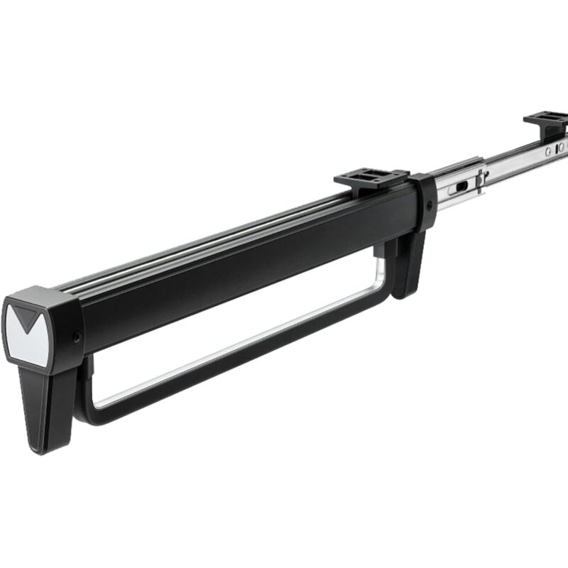 Noir,26cm,Porte Pantalon Coulissant,Penderie Coulissante Idéal pour Les Petits Les Placards et Les Zones de Rangement,Organiser Les VêTements