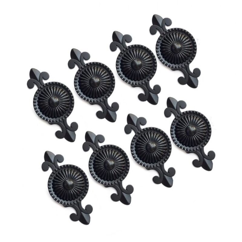 (Noir)8 Cabinet Poignée Cabinet Boutons Meubles Boutons Boutons du tiroir Poignées Meubles, Bouton pour Armoire, Tiroir