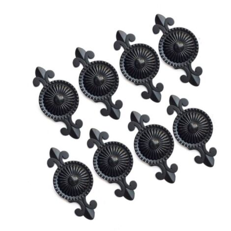 (Noir)8 Cabinet Poignée Cabinet Boutons Meubles Boutons Boutons du tiroir Poignées Meubles, Bouton pour Armoire, Tiroir
