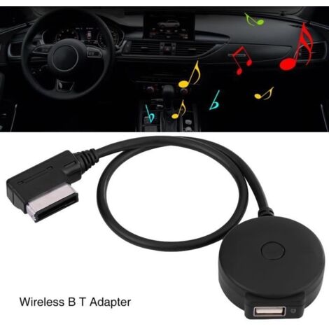 (Noir)Adaptateur USB pour voiture AMI MDI Bluetooth Audi - YES - Noir - Allume-cigare