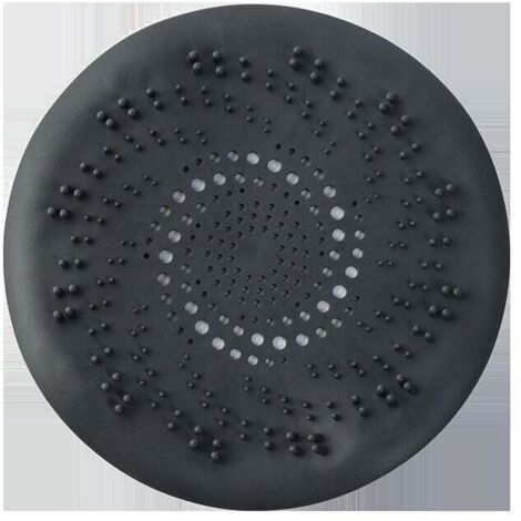 (Noir)Couvercles de Drain de Douche,Collecteur de Cheveux en Silicone,Filtre Bain Silicone Tube Drain Attrape-Cheveux Bouchon Filtre avec Ventouse,pour Baignoire de Cuisine et Salle