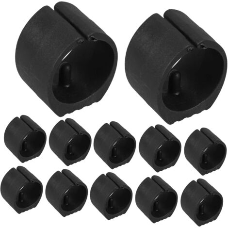 noires pour pieds de chaise en plastique robuste antid