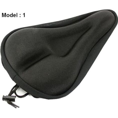 (Noir)Housse de coussin en gel pour selle de vélo extra confortable - Noir - Mixte - 27 x 18 x 2.5CM
