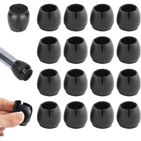 (Noir)Housses de protection pour pieds de chaise - Noname - 40 Pcs - Silicone - Antidérapantes - 12-16 mm