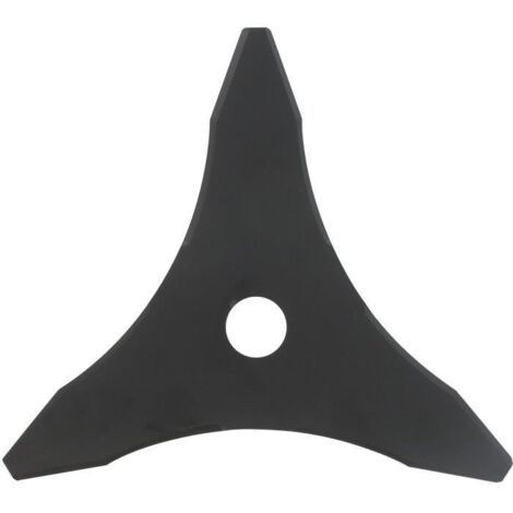 (Noir)JARDIN PRATIQUE Lame professionnelle 3 dents - Adaptable pour débroussailleuse - Coupe de 255 mm - Alésage 25,4 mm - Épaisseur 3 mm