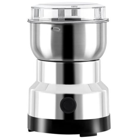 (Noir)Moulin à Grains de café électrique - broyeur à Domicile fraiseuse - Inoxydable-220V-240V - pour café, grains, épices, noix