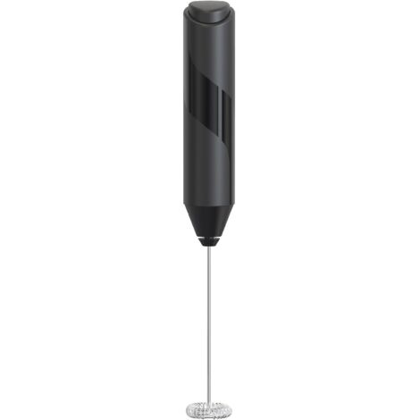 (noir)mousseur Lait Lectrique,mini Fouet Avec Moteur 14000 Rpm,mlangeur De Boissons Avec Fouet En Acier Inoxydable,aliment 2-aa Piles,pour Caf,la