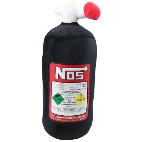 noirnos Oreiller De Bouteille D'oxyde Nitreux Coussin D'appui-tte Dcoratif De Voiture Oreiller En Peluche Cratif, Appui-tte