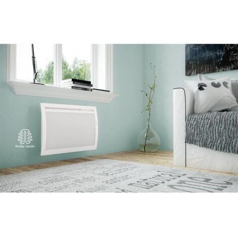 Noirot – Panneau rayonnant horizontal 1000W – Design galbé pour diffusion optimale – Programmation avancée – M126113