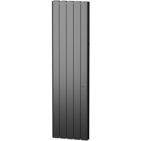 Noirot – Radiateur à inertie en fonte 1000W vertical gris anthracite – Connecté Intuis pour gestion énergétique – Chaleur douce et enveloppante - M153223