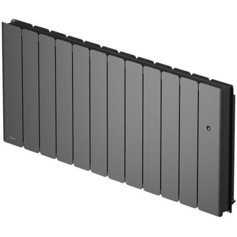 Noirot – Radiateur à inertie en fonte 1500W – Connecté via INTUIS – Chaleur douce et enveloppante – Pour espaces variés – Design moderne gris anthracite - M153325