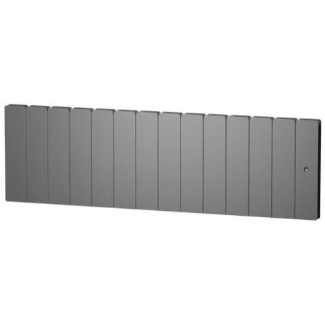 Noirot – Radiateur à inertie fonte 1500W plinthe anthracite – Fabrication française – Détecteur de fenêtre ouverte – Programmation libre