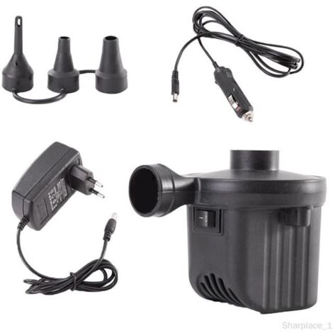 (Noir)Pompe à air électrique - Non spécifié - 36W - 550L/min - Portable - 3 buses incluses
