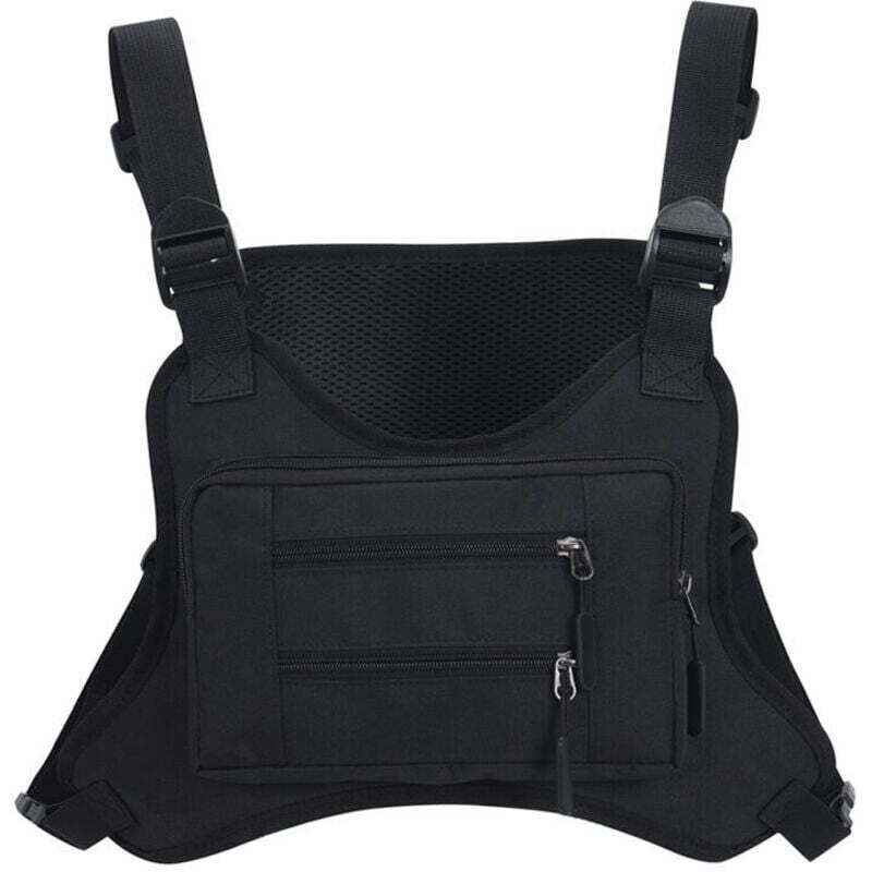 ( noir)Sac à outils Sac Poitrine réfléchissant