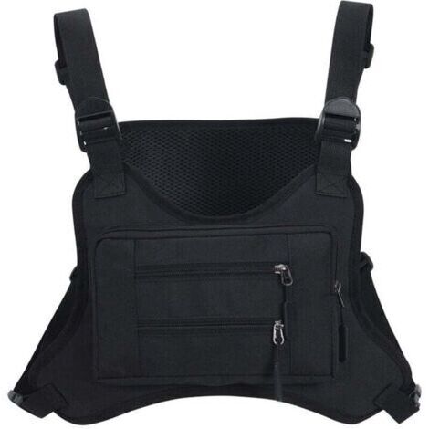 ( noir)Sac à outils Sac Poitrine réfléchissant