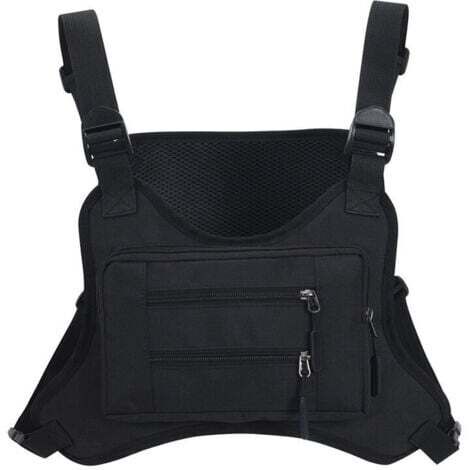 ( noir)Sac à outils Sac Poitrine réfléchissant