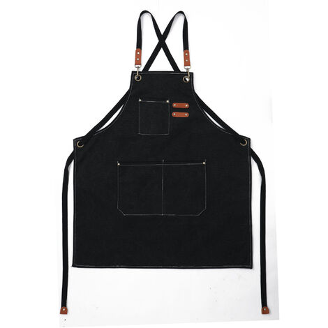 Tablier De Cuisine Imperméable Réglable - Avec Poches, Homme/Femme, Pour Cuisine, BBQ, Restaurant
