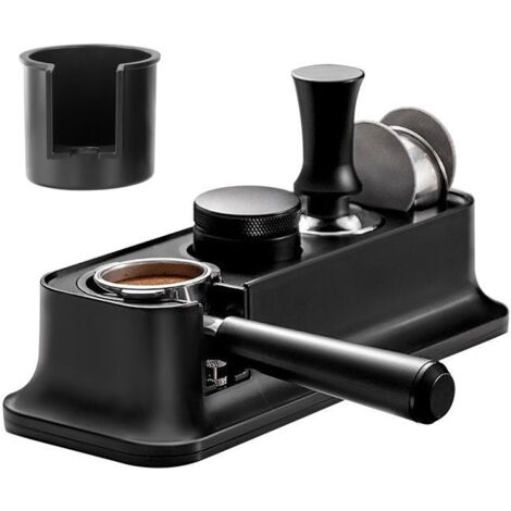 (Noir)Tapis de Bourrage de Café - Universel - Réglable 51-58mm - ABS Noir - Antidérapant - Compact