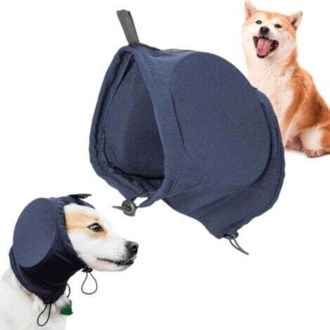 Noise-canceling headphones for hearing protection, noise reduction and anti-noise, warm earmuffs for dogs, blue (L)