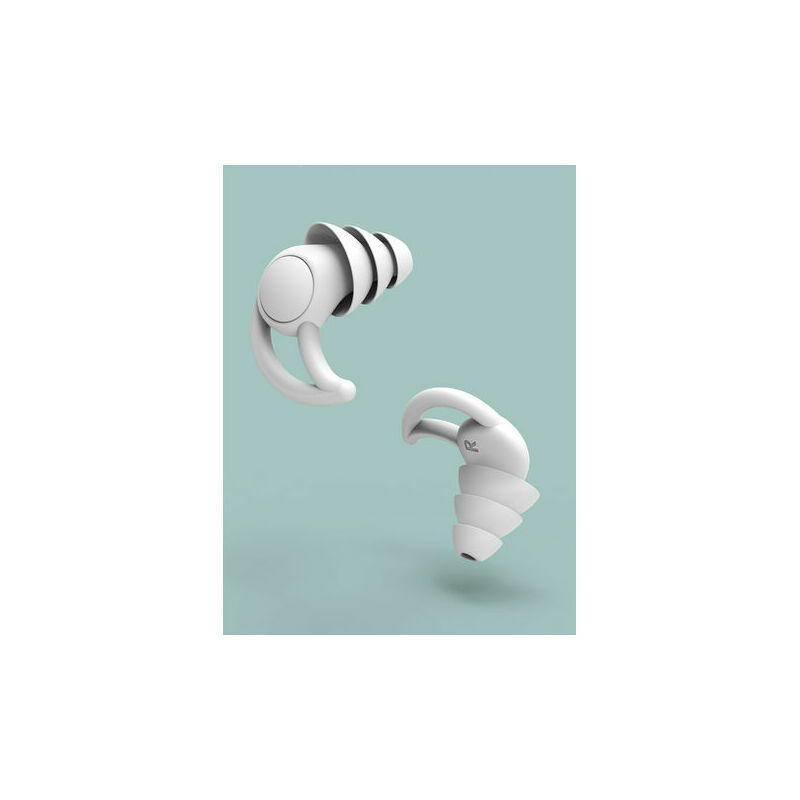 Noise Canceling Sleep Earplugs Waterproof Silicone 33db Noise Canceling Sound Blocking Soft Sleep Earplugs Reusable Earplugs for Sleeping, Snoring (2