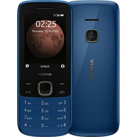 NOKIA Nok 225 4G P-6,1 bu | Nokia 225 4G Dual SIM blue (16QENL01A02)