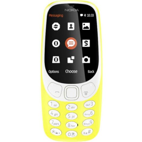 NOKIA Nokia 3310 Dual SIM - Cellphone - 2 MP 32 GB - Jaune (A00028118)