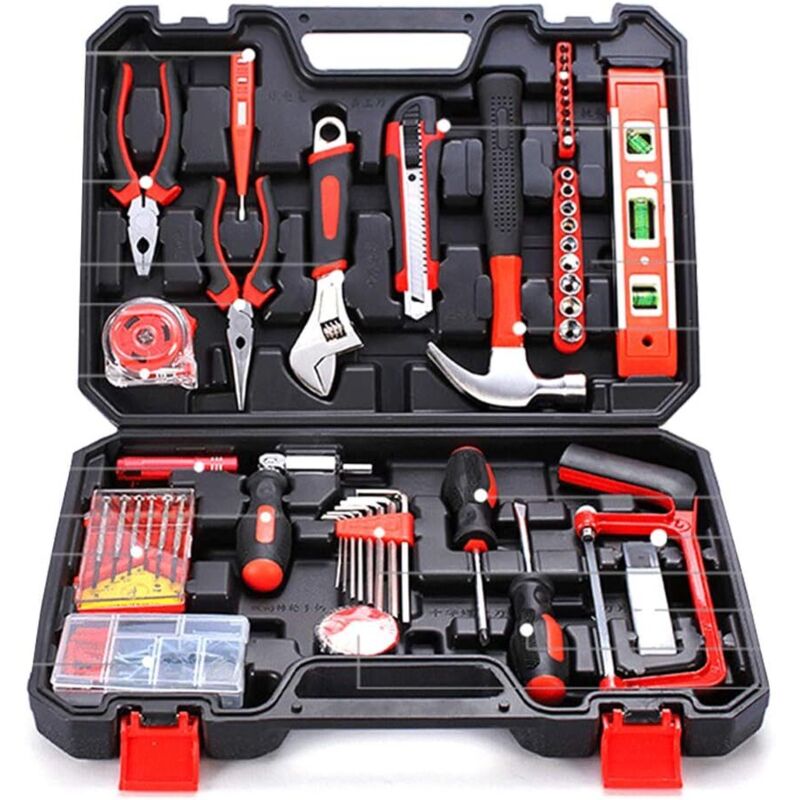 NOLUXA Caisse a Outils Complete 110 pcs - avec Marteau