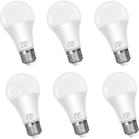 NOLUXA Lot de 6 Ampoule LED E27 13W Blanc Neutre 4000K, Équivalent 100W Incandescence, 3500lm, Ampoule Edison Gros Culot à Vis, AC 220V