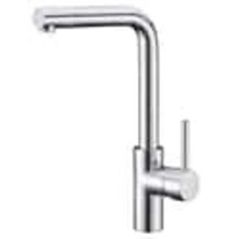 NOLUXA Robinet de cuisine haut  Robinet d’évier monocommande  Robinets de cuisine  Robinet en laiton avec technologie PVD