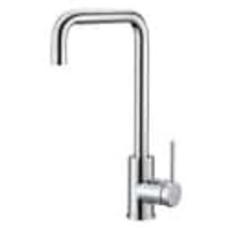 NOLUXA Robinet de cuisine haut  Robinet d’évier monocommande  Robinets de cuisine  Robinet en laiton avec technologie PVD