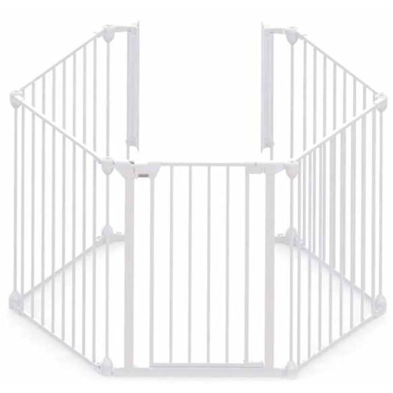 

Puerta de Seguridad Modular Metal de 5 Paneles Blanco - Blanco - Noma