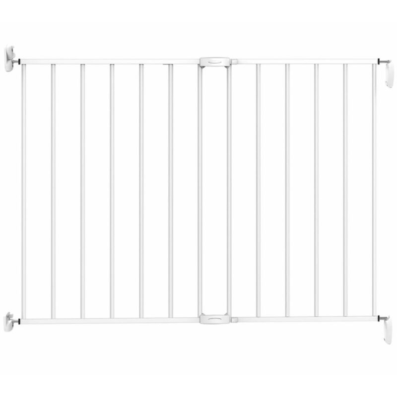 

Puerta de seguridad extensible 62-102 cm metal blanca 93361 - Blanco - Noma