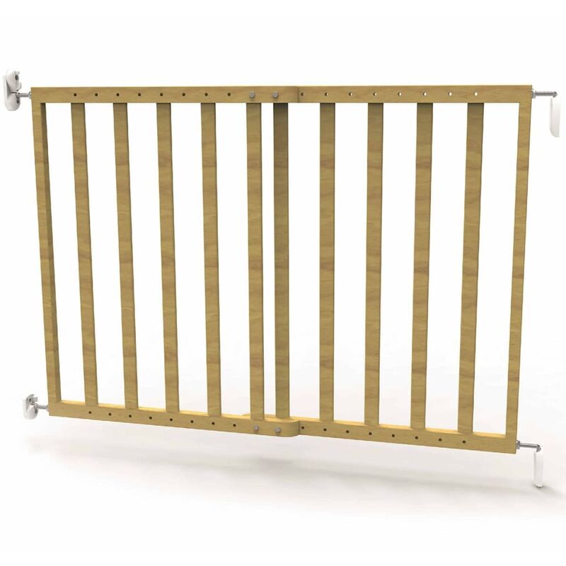 

Puerta de seguridad extensible 63,5-106 cm madera 93729 - Marrón - Noma