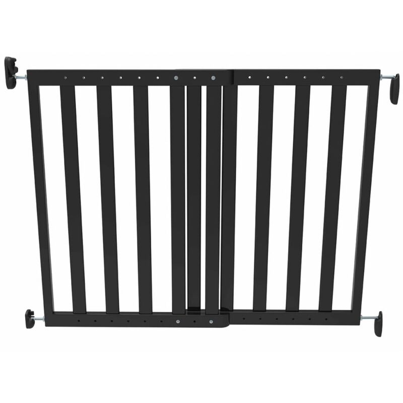 

Puerta de seguridad extensible 63,5-106 cm madera negra 93743 - Negro - Noma
