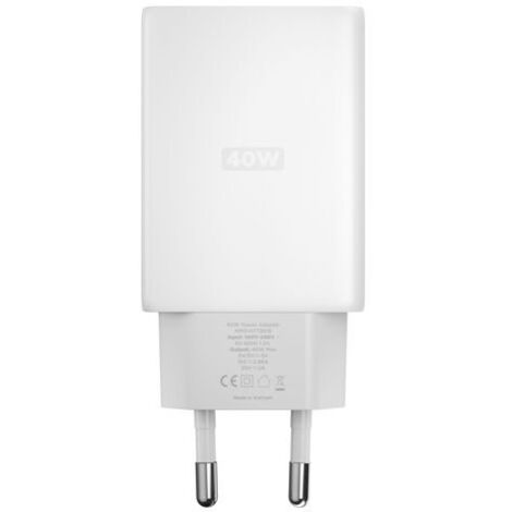Nomad 40W USB-C GaN Slim Wall Charger White