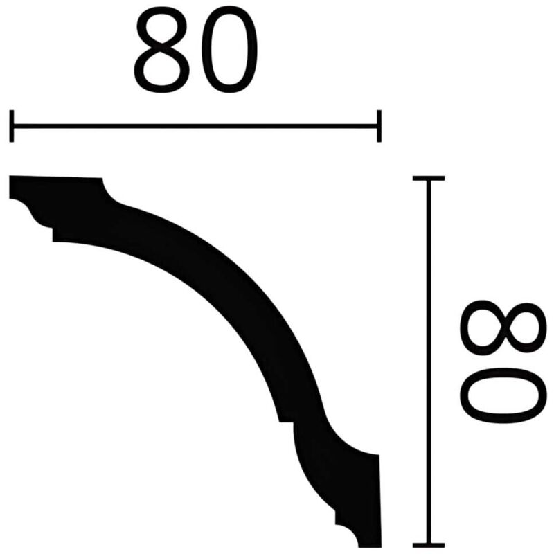 GO-box-10 nomastyl Noel Marquet 1 carton 10 pièces Corniche design moderne blanc 20 m - NMC