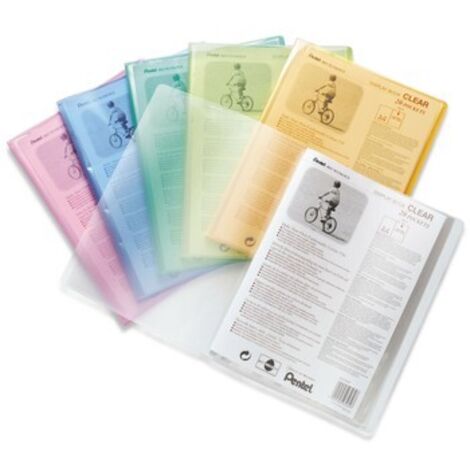 Nome Album trasparente A4 Offerta - 20 tasche, organizzazione documenti