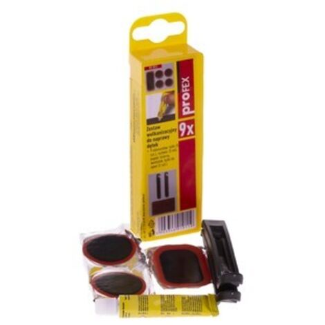 Nome Kit di riparazione per camere d'aria per bicicletta - 9 pezzi