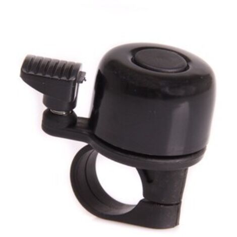 Nome Mini campanello per bicicletta nero - Forte e resistente